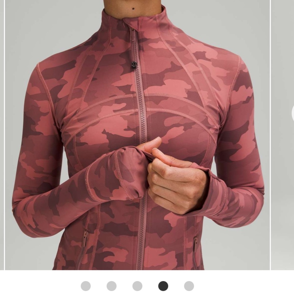 NWOT Lululemon Define Jacket Camo Brier Rose Multi
